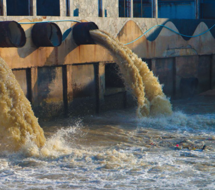 UK effluent discharge into rivers by national water companies